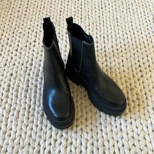 Marc Fisher lug sole Chelsea boot